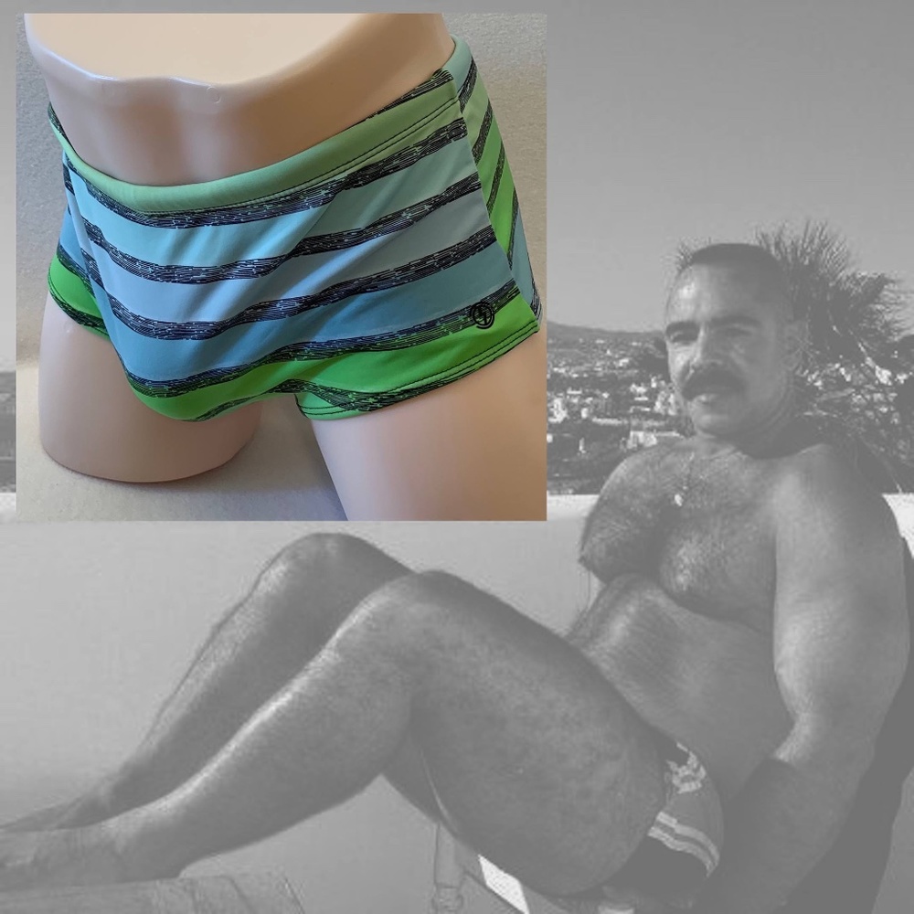 Suncoast Swim Briefs M RARE Brazilian Army Cut